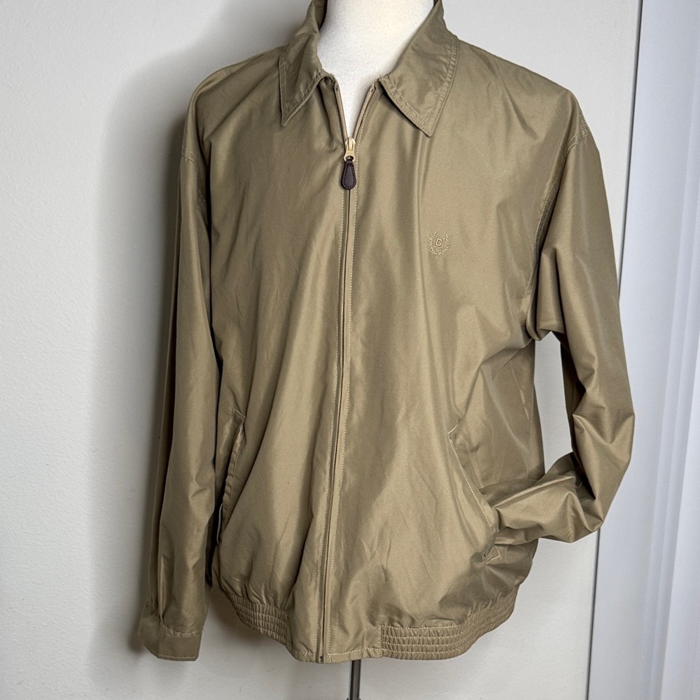 Chaps Men's Light Brown Jacket 2 front pockets 2 inside pocket size XL PTP 27